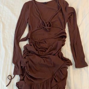 Brown dress